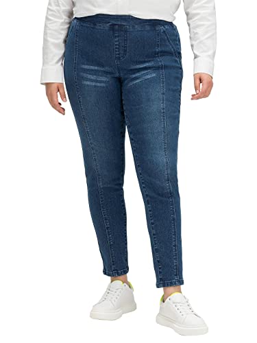 Sheego Damen Große Größen Jeans mit modischen Zier- und Teilungsnähten Freizeitmode sportlich - von Sheego