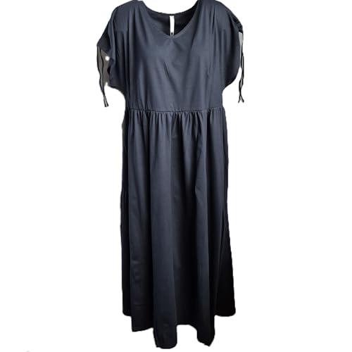 Sheego Damen Große Größen Jerseykleid mit weitem Rock und V-Ausschnitt Freizeitmode feminin V-Ausschnitt - von Sheego