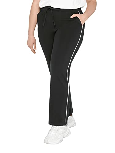 Sheego Damen Große Größen Jogginghose in weiter Form, atmungsaktiv Funktionshose Fitness sportlich - unifarben von Sheego