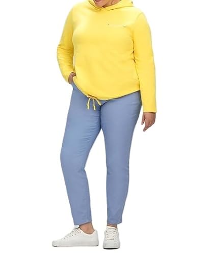 Sheego Damen Große Größen Kapuzensweatshirt mit Statementdruck Freizeitmode trendig Rundhals-Ausschnitt - von Sheego