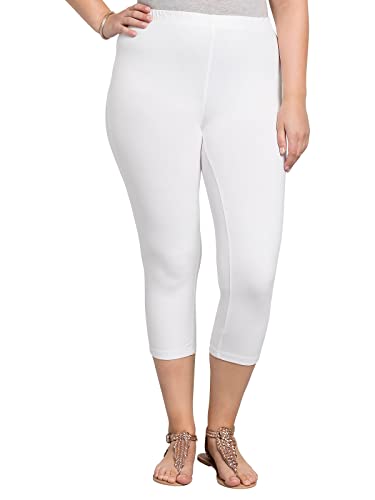 Sheego Damen Große Größen Leggings in Capri-Länge Leggings Basicmode sportlich - unifarben von Sheego