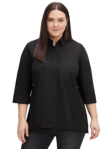 Sheego Damen Große Größen Longbluse mit 3/4-Arm und längerer Rückenpartie Longbluse Citywear feminin - unifarben von Sheego