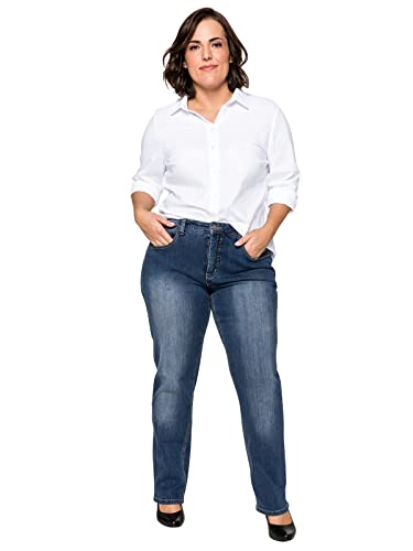 Sheego Damen Große Größen Shaping-Jeans Bauch-Weg-Effekt Freizeitmode sportlich - von Sheego