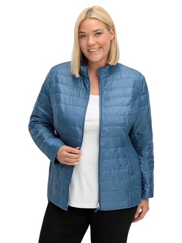 Sheego Damen Große Größen Steppjacke für die Übergangszeit, mit Stehkragen Steppjacke Citywear feminin - unifarben von Sheego