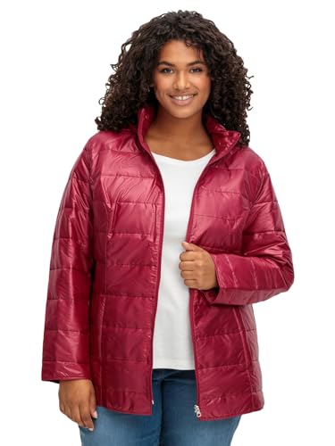 Sheego Damen Große Größen Steppjacke mit Stehkragen und Kapuze Steppjacke Citywear sportlich - unifarben von Sheego