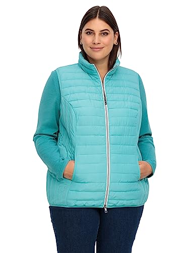 Sheego Damen Große Größen Steppweste mit 2-Wege-Zipper Freizeitmode sportlich - von Sheego
