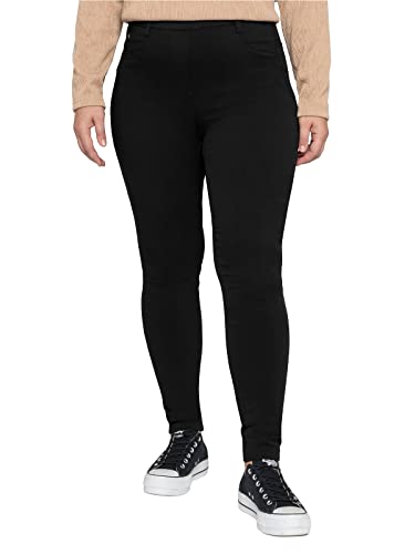 Sheego Damen Große Größen Treggings in schmaler Treggings-Form Stretch-Hose Freizeitmode sportlich - unifarben von Sheego