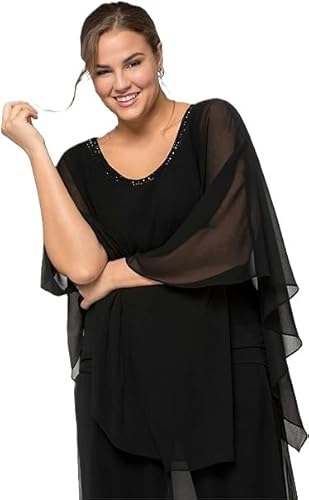 Sheego Damen Große Größen Tunika in eleganter 2-in-1-Optik Partymode elegant Rundhals-Ausschnitt - von Sheego