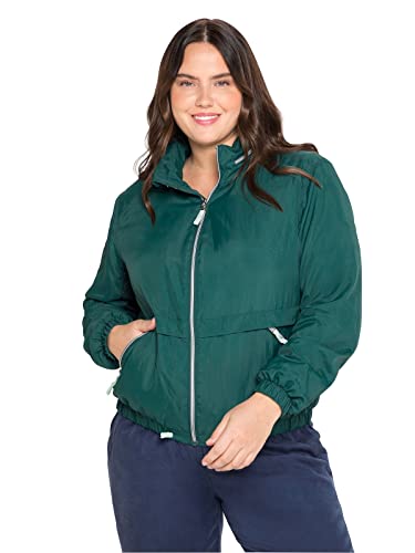 Sheego Damen Große Größen Windbreaker aus leichtem, wind- und wasserabweisendem Material Outdoorjacke Outdoormode sportlich - unifarben von Sheego