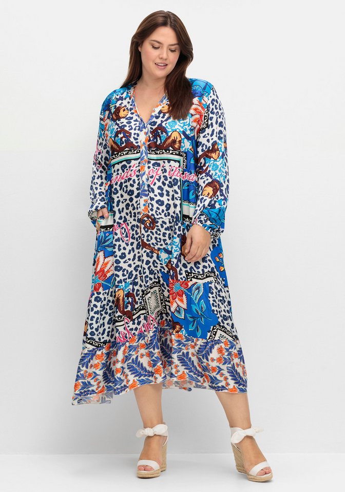Sheego Etuikleid Maxikleid Sheego Etuikleid Maxikleid von Sheego