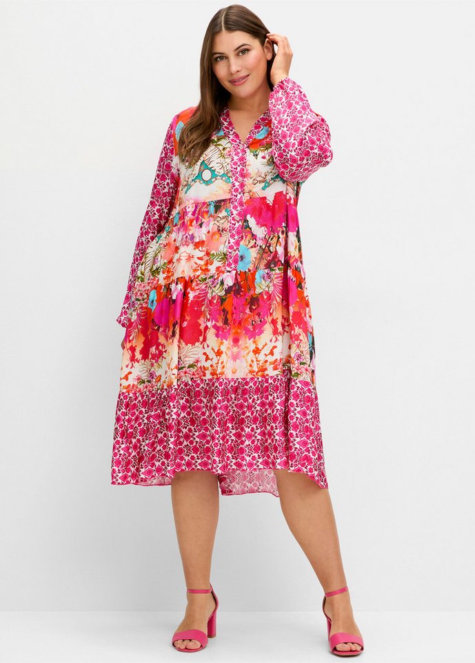 Sheego Etuikleid Stufenkleid . von Sheego