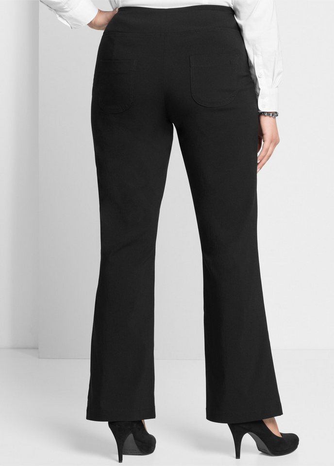 Sheego Jerseyhose Bootcuthose . mit Bodyforming-Effekt von Sheego