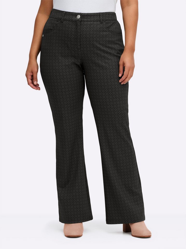 Sheego Jerseyhose Bootcuthose . von Sheego