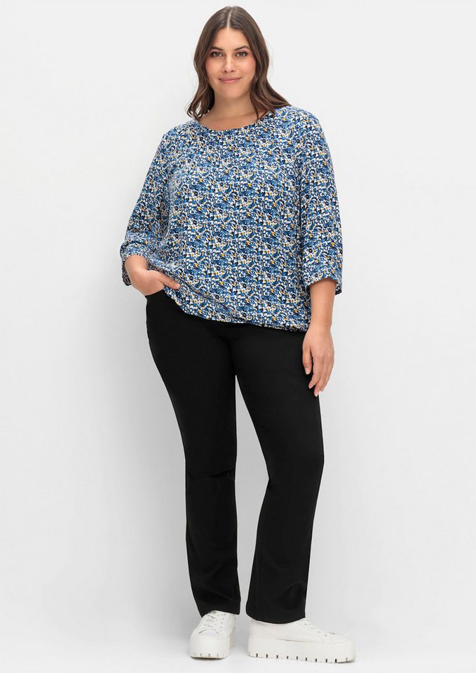 Sheego Jerseyhose Bootcuthose Innenbeinlänge ca. 80 cm von Sheego