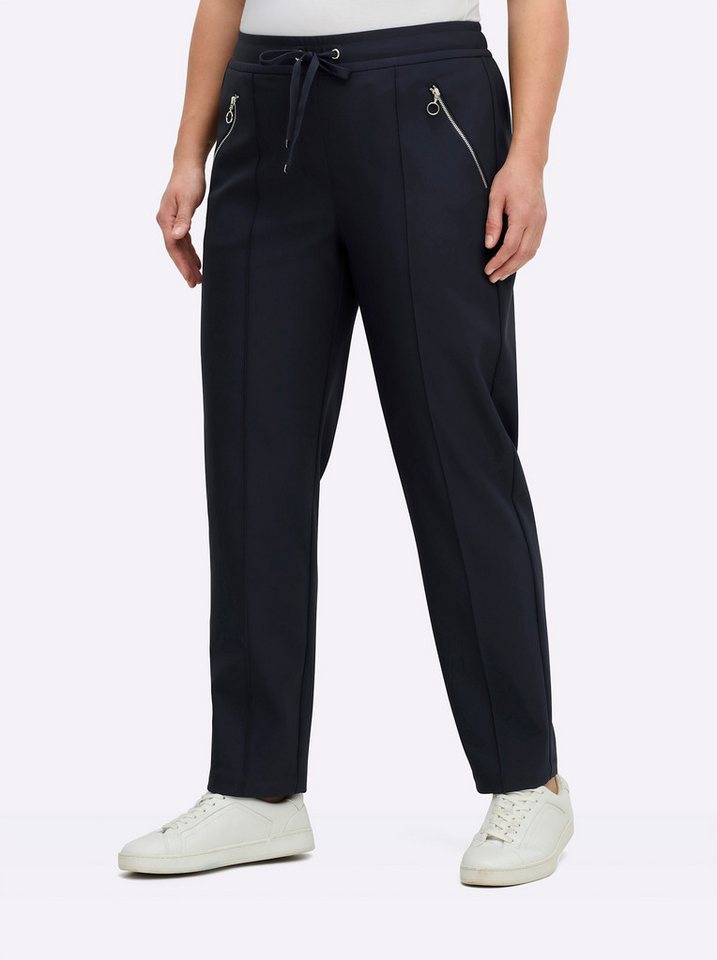 Sheego Jerseyhose Schlupfhose Innenbeinlänge ca. 76 cm von Sheego