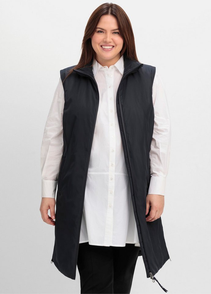 Sheego Jerseyweste Longweste . von Sheego