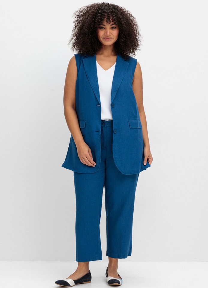 Sheego Jerseyweste Longweste . von Sheego