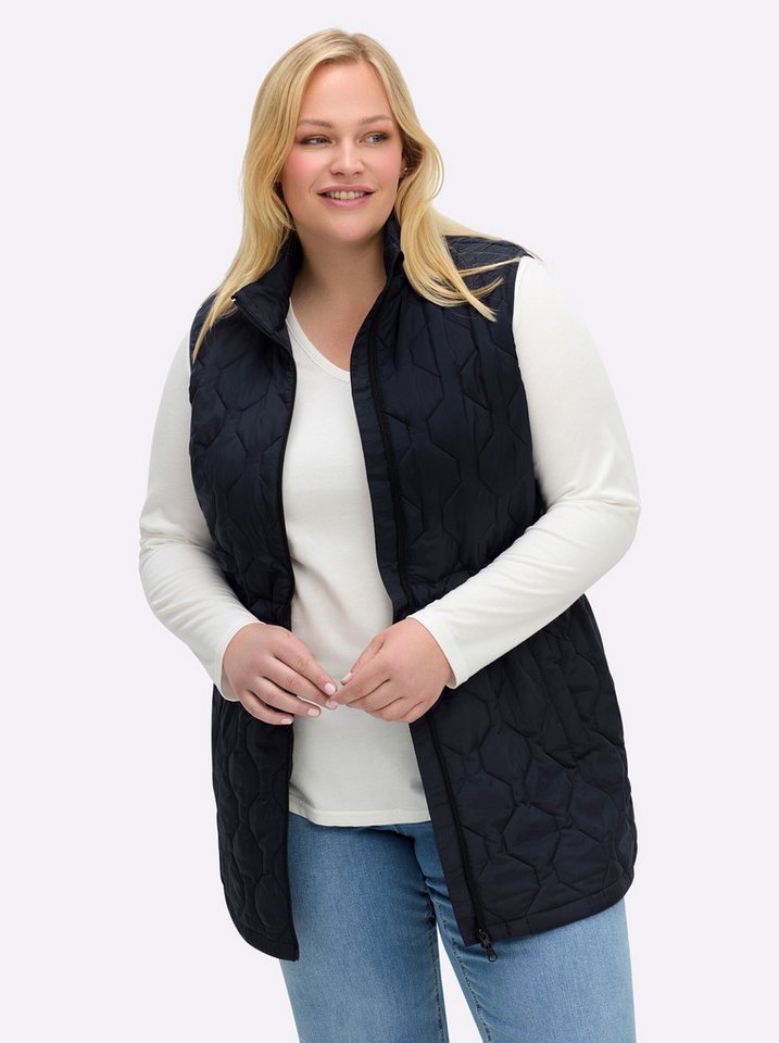 Sheego Jerseyweste Steppweste . von Sheego