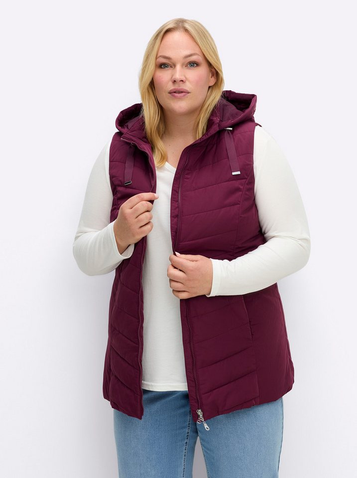 Sheego Jerseyweste Steppweste von Sheego
