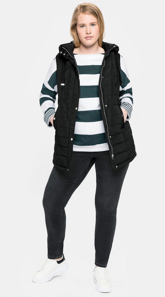 Sheego Jerseyweste Steppweste Sheego Jerseyweste Steppweste von Sheego