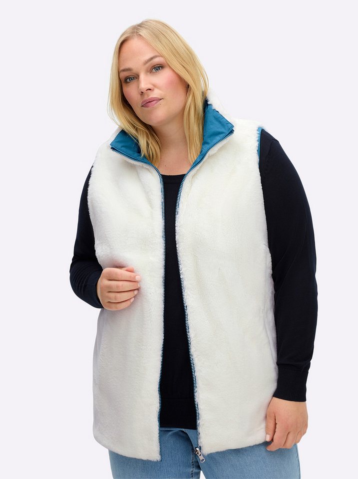 Sheego Jerseyweste Wendeweste von Sheego