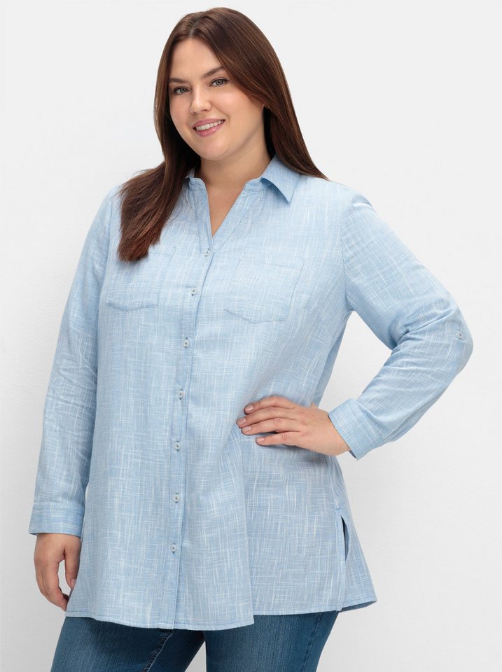 Sheego Klassische Bluse Hemdbluse von Sheego