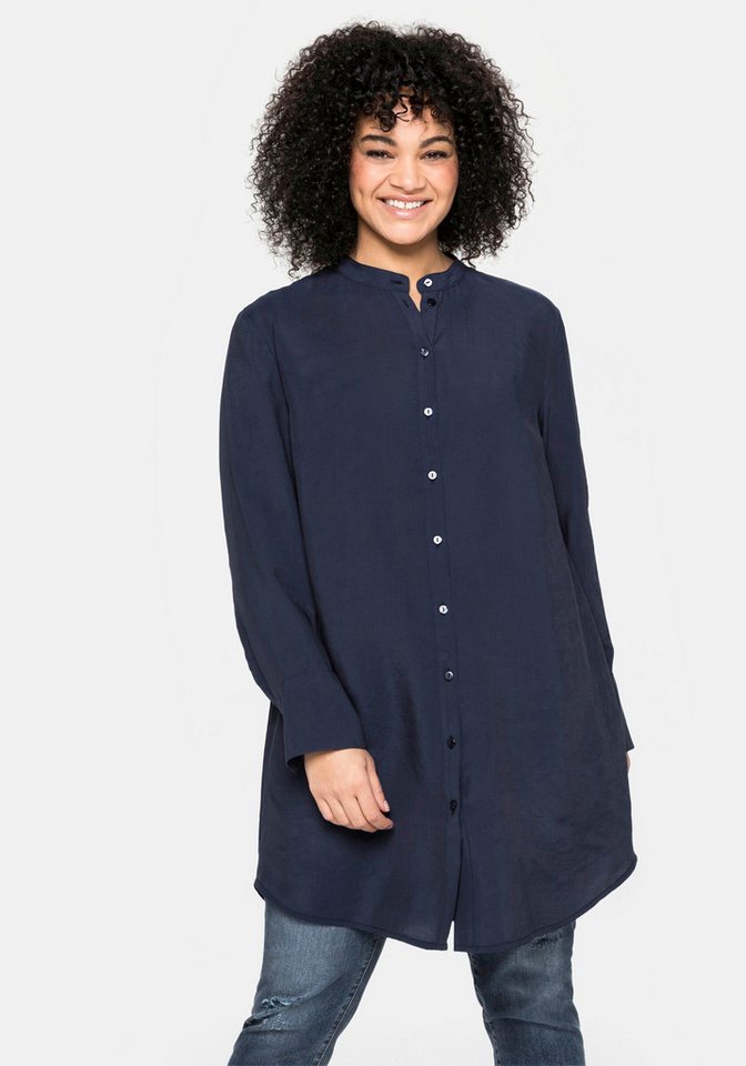 Sheego Klassische Bluse Longbluse von Sheego