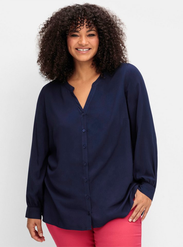 Sheego Klassische Bluse Longbluse von Sheego