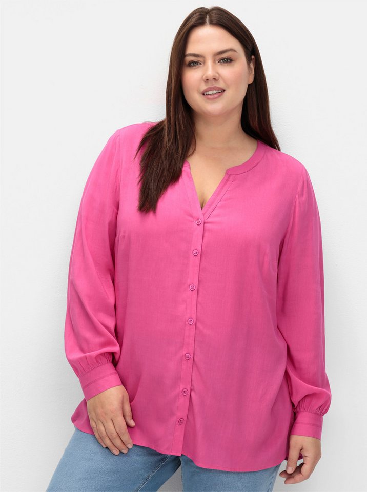 Sheego Klassische Bluse Longbluse von Sheego