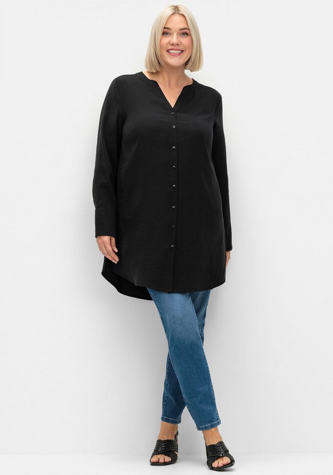 Sheego Klassische Bluse Longbluse . von Sheego