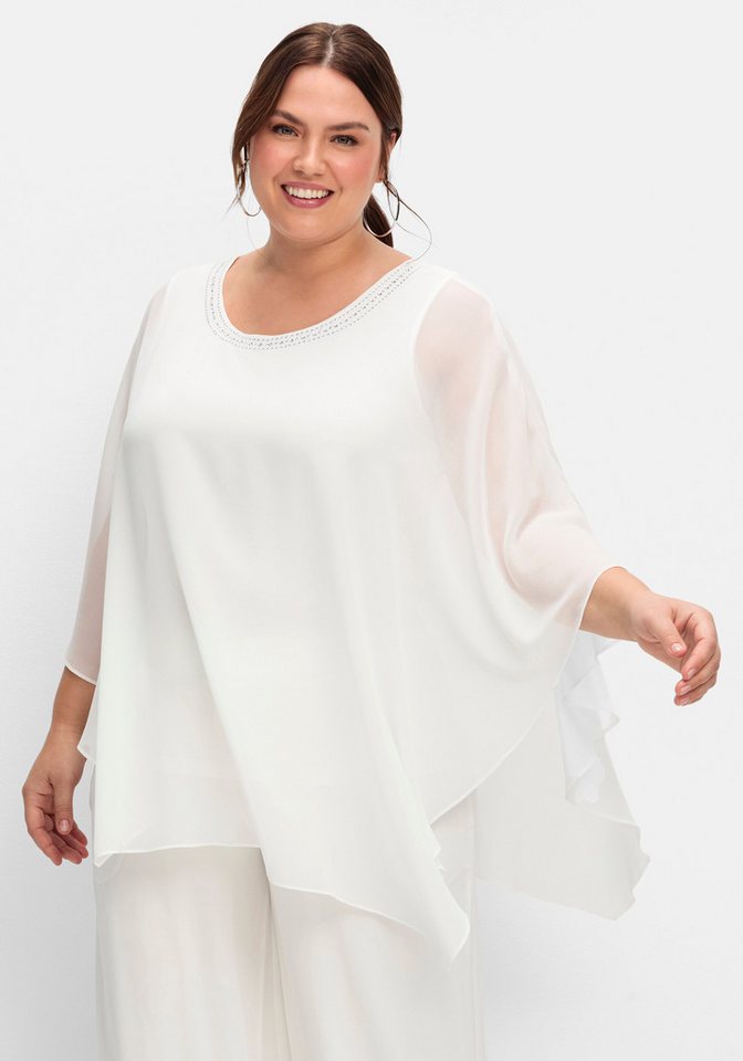 Sheego Klassische Bluse Tunika Sheego Klassische Bluse Tunika von Sheego