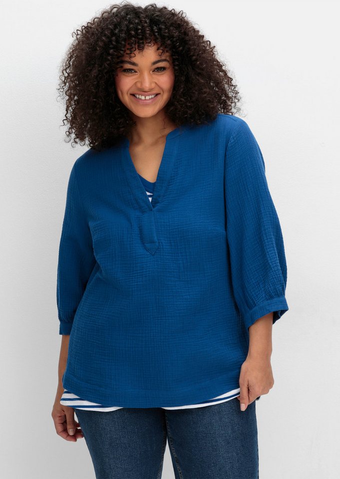 Sheego Klassische Bluse Tunika . von Sheego