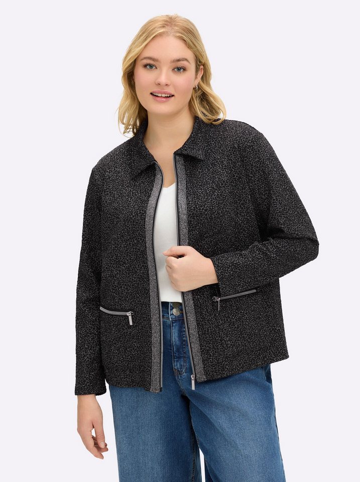 Sheego Shirtjacke Shirtjacke . von Sheego