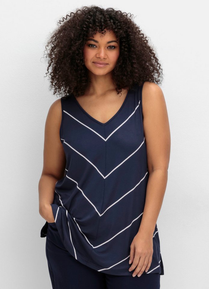 Sheego Shirttop Longtop . von Sheego