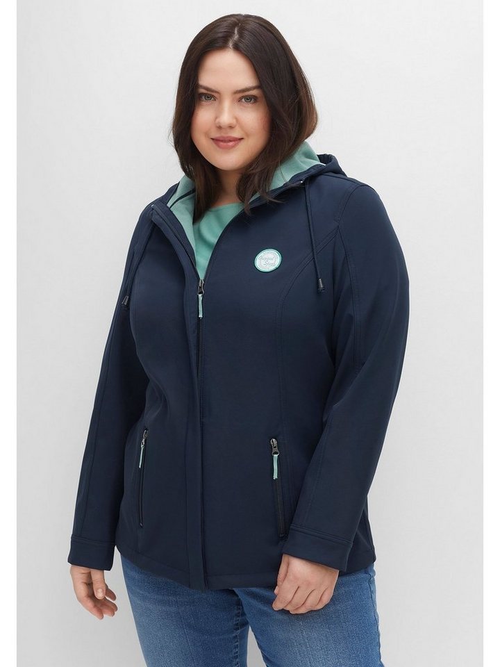 Sheego Softshelljacke Große Größen mit Fleece-Innenseite, winddichte Qualität von Sheego