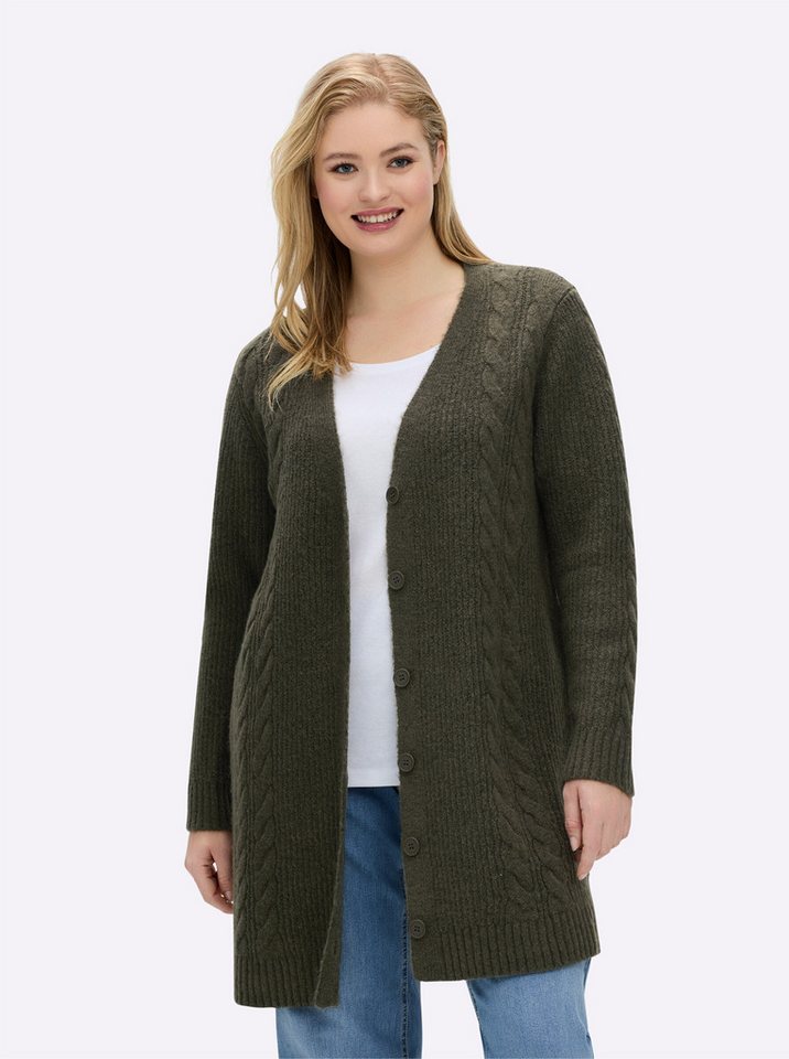 Sheego Strickjacke Cardigan . von Sheego