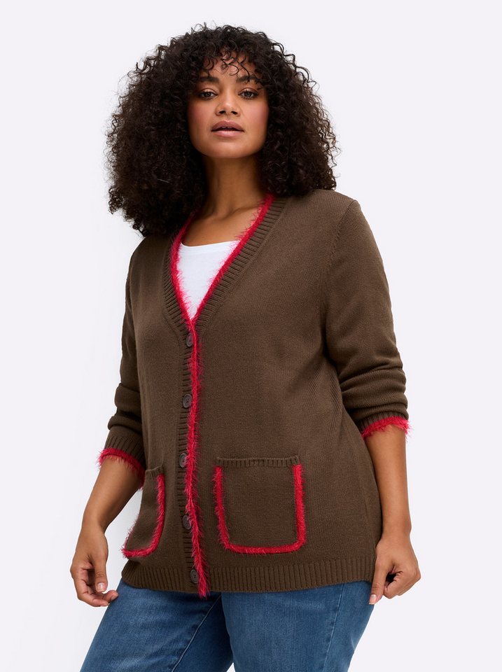 Sheego Strickjacke Strickjacke von Sheego