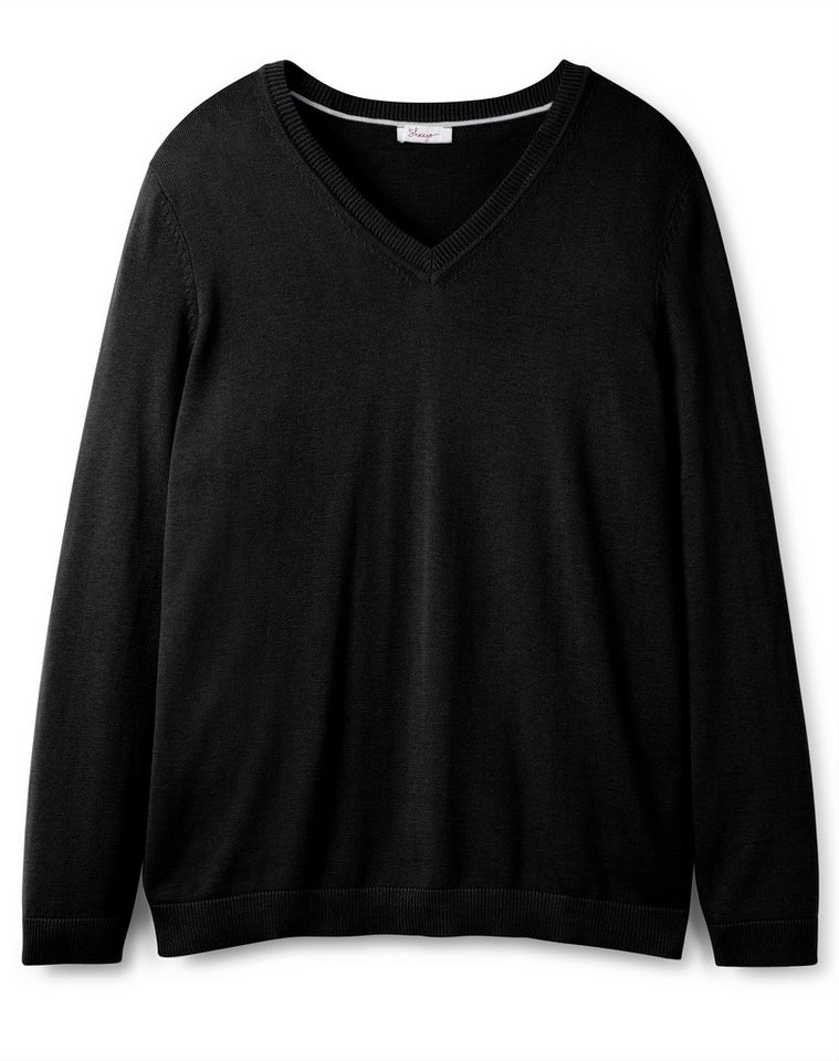 Sheego Strickpullover Feinstrickpullover von Sheego