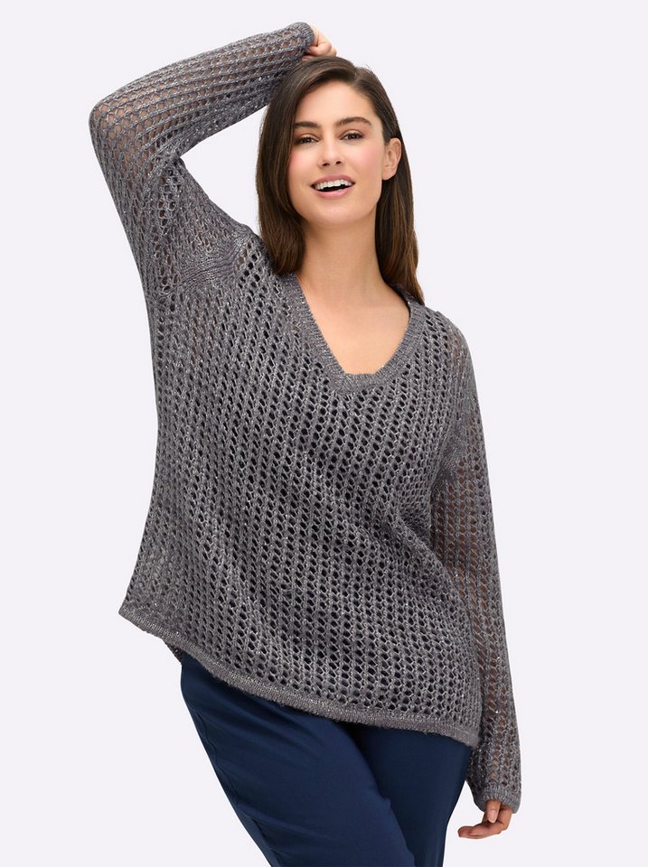 Sheego Strickpullover Pullover . von Sheego