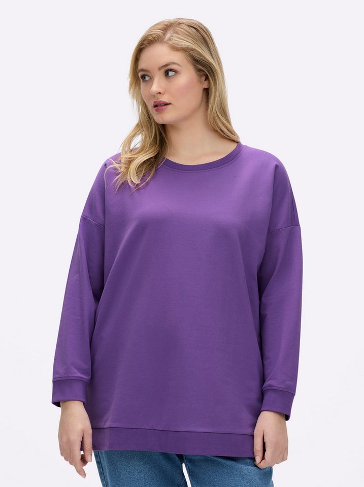 Sheego Sweater Longsweatshirt . von Sheego
