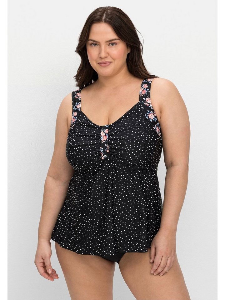 Sheego Tankini Große Größen mit separater Hose, im Mustermix von Sheego