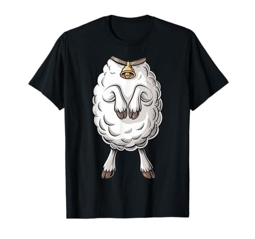 Schafhemd Erwachsene Kinder Herren Damen Lamm Schaf Kostüm T-Shirt von Sheep Costume Shirts