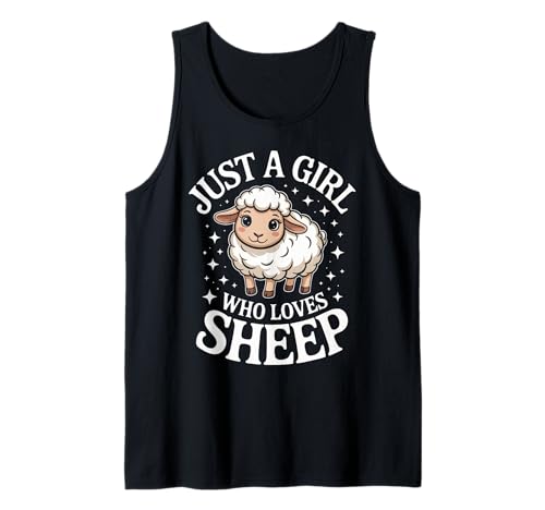 Schafe Nur EIN Mädchen, das Schafe liebt Tank Top von Sheep Farmer Lamb Sheeple Shepherd
