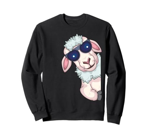 Schaf mit Sonnenbrille Schaf Liebhaber Kinder Schaf Sweatshirt Schaf mit Sonnenbrille Schaf Liebhaber Kinder Schaf Sweatshirt von Sheep Gifts For Men & Women