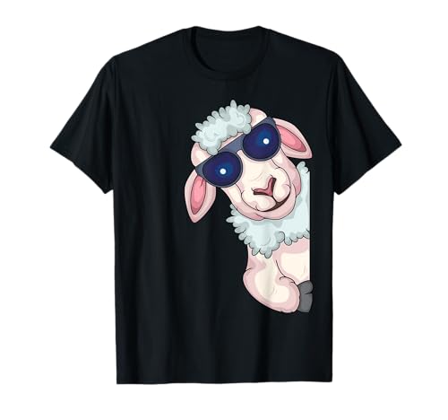 Schaf mit Sonnenbrille Schaf Liebhaber Kinder Schaf T-Shirt Schaf mit Sonnenbrille Schaf Liebhaber Kinder Schaf T-Shirt von Sheep Gifts For Men & Women