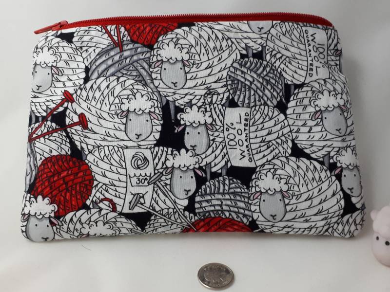 Wollknäuel Tasche - Schminktasche Federtasche X 1 Wollknäuel Tasche - Schminktasche Federtasche X 1 von SheepInspiration