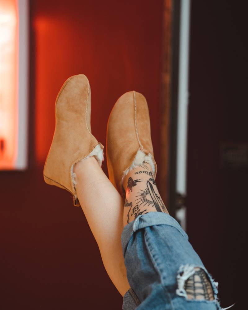 Der Damen-Pixie-stiefel in Der Kastanie von SheepersLTD