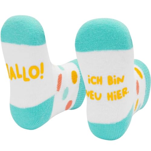 Sheepworld - 70165 - Zaubersocken, Hallo! Ich bin neu hier., Größe 18-23, für Babys von Sheepworld