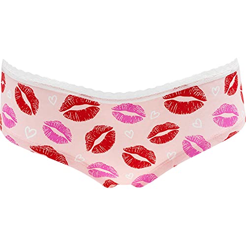 Sheepworld Damen 46955 Panty Küsschen, Größe S-M, Geschenkartikel Unterwäsche, Rosa von Sheepworld