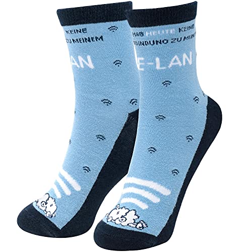 Sheepworld Herren 47464 E-LAN, Größe 41-46, Blau Zaubersocken, Einheitsgröße von Sheepworld